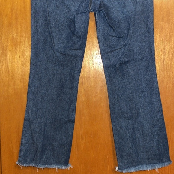 •UNIVERSAL THREAD•HIGH-RISE DARK WASH ANKLE BOOTCUT DENIM JEANS SIZE 4/27 EUC - Picture 7 of 11